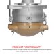 thumbnail image 5 of Kit De Conversión De Alternador De Tractor Eléctrico Eficiente Para Distribuidor De Montaje Frontal Compatible Con Tractores Ford 8N 9N 2N Compatible Con Tractores New Holland Oe 9N12100 Moyic VI006146-00, 5 of 7
