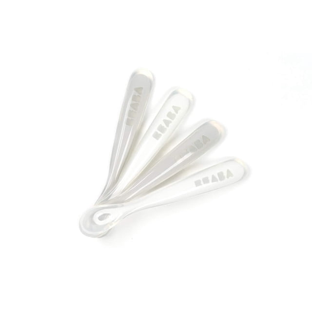 Juego de Cucharas de Alimentación BEABA Nube de Silicona para Bebés