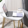 thumbnail image 4 of Veryke Coffee Table, Mid Century Vintage Side Table End Table for Living Room, Modern Small Marble Sofa End Tables Sets for Office, White, 4 of 6