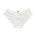 thumbnail image 1 of Gibobby Bragas elásticas para mujer Ropa interior sexy ahuecada cintura alta cómoda y juguetona para mujer（Blanco， S), 1 of 5