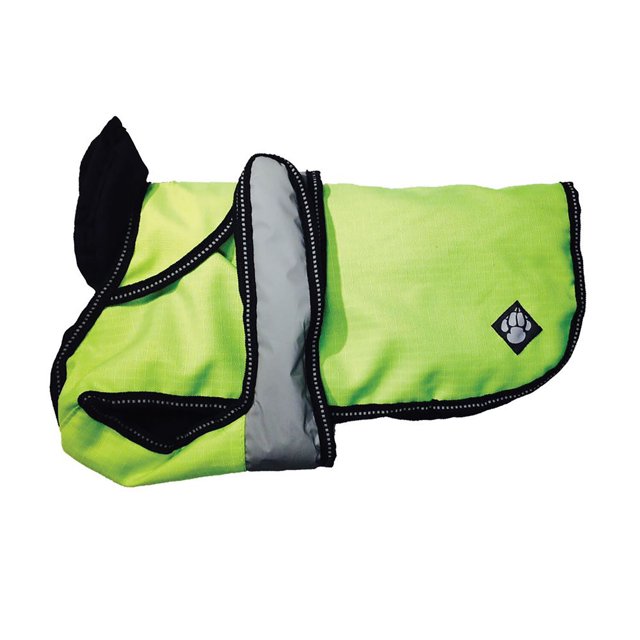 Danish Design - Abrigo para Perros Ultimate 2-in-1 Alta Visibilidad (Amarillo)