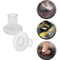 thumbnail image 5 of Protector de talón silenciador para mujer, cubierta protectora de tacones altos de forma redonda, antideslizante, accesorios a prueba de golpes, 2 uds, 5 of 5