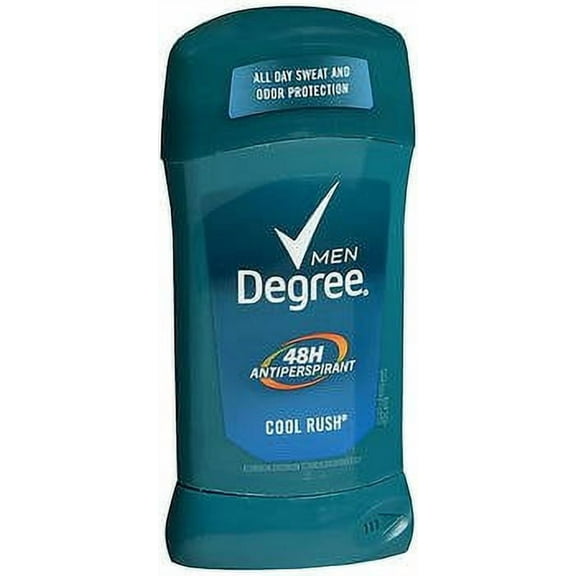 Degree Men Antiperspirant 48hr Odor Protection Cool Rush Stick Deo, 2.7 oz