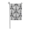 thumbnail image 1 of NUDECOR Linear Pattern Abstract Leaves Gray Line of Leaf Flower Garden Flag Decorative Flag House Banner 12x18 inch, 1 of 1
