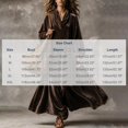 thumbnail image 3 of Jowdiw Velvet Dress for Women Plus Size Long Sleeve Cowl Neck Loose A Line Maxi, 3 of 6
