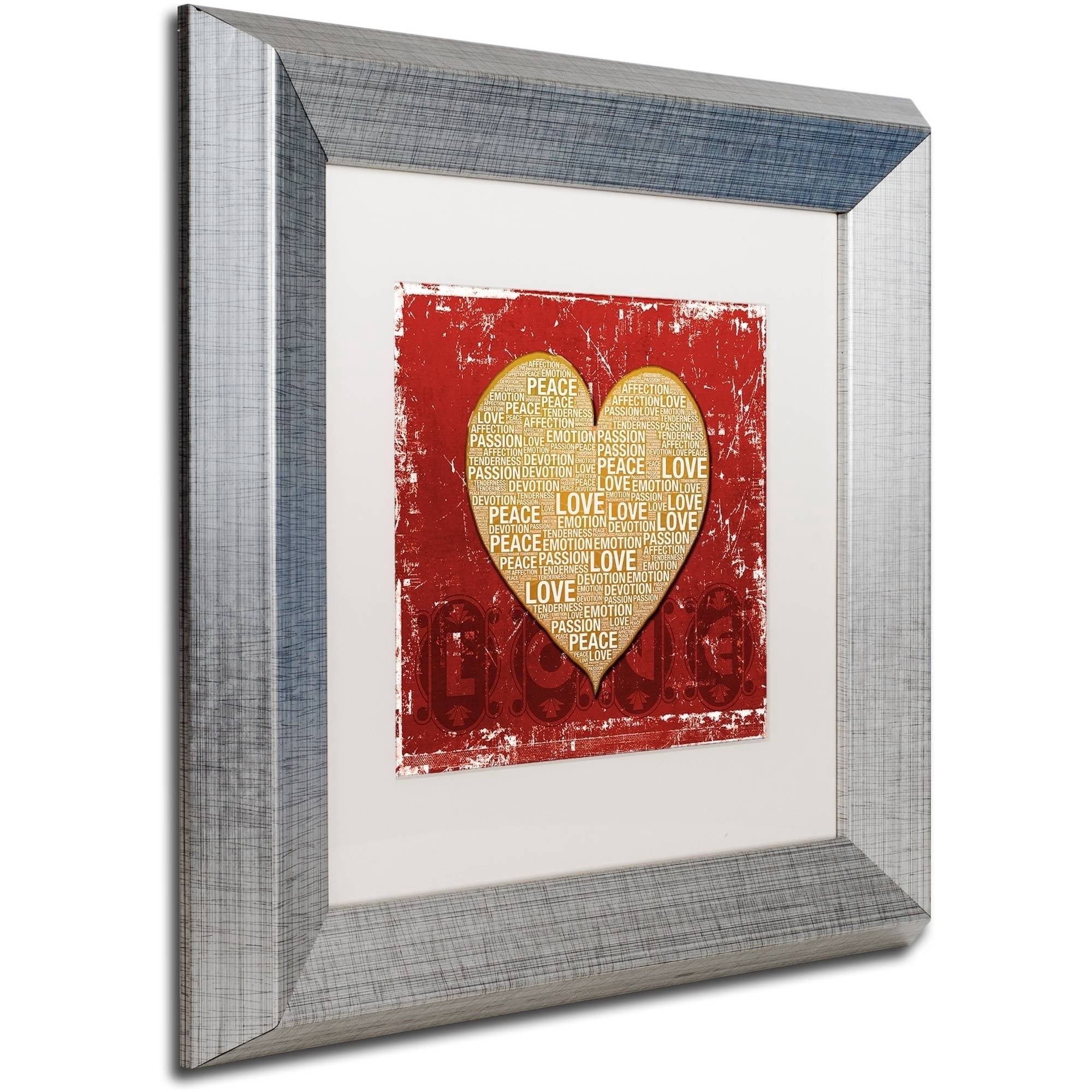 Trademark Fine Art "Every Time I'm With You" Canvas Art by Philippe Sainte-Laudy White Matte, Silver Frame