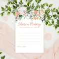 thumbnail image 4 of Koyal Wholesale Share a Memory Cards, Peach Coral Florals Cards for Wedding, Baby Life Memories, 4" x 6", 52-Pk, 4 of 5
