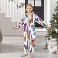 thumbnail image 6 of Vzayyk 4T-14Y Size Aviliable Cozy One-Piece Footless Sleeper Pajama Gorgeous Butterfly, 6 of 8