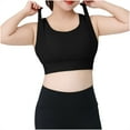 thumbnail image 4 of Paiwinds Women's High Impact Sports Bra with Wide Straps and Back Hook Closure Shockproof Full Coverage Workout Bra for Running Gym Yoga, 4 of 7