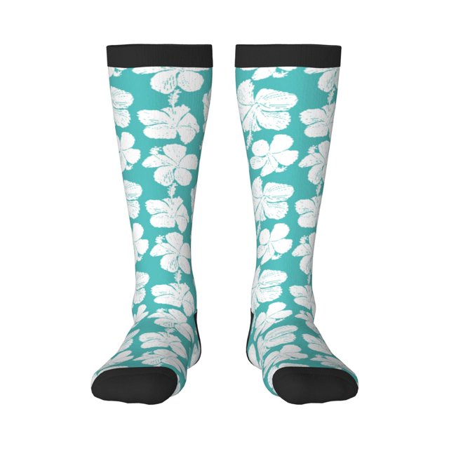 Balery Vintage Floral Calcetines novedosos Calcetines deportivos Calcetines hasta la rodilla Calcetines de algodón Calcetines originales y geniales