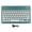 Cyan, variant on YAHHU Premium Bluetooth Keyboard Lock Screen Function Small Portable Stable Connection Long Battery Life Mini Wireless Keypad for PC Office Green 11.8 inches / 30 cm[cite: 1]