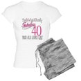 thumbnail image 1 of CafePress - 40Th Birthday Gifts - Women's Light Pajamas, 1 of 1