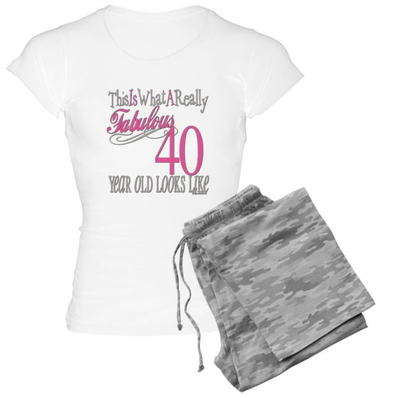 CafePress - 40Th Birthday Gifts - Women's Light Pajamas