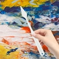 thumbnail image 6 of MLINS Plastic Painting Spatulas Set for Pigment Mixing and Stirring Lightweight Portable and Easy to Clean White, 6 of 8