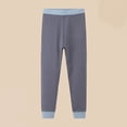 thumbnail image 2 of Wuxian Girls Sweatpants Solid Winter Thermal Leggings Underwear Soft Warm Lined Layer Trousers Comfortable Stretch Comfy For Sports Everyday Activities,Light Gray,14-16 Years, 2 of 3