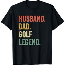 Mens Funny Dad Golf Shirt Gifts Stuff Husband Vintage Golfing T-Shirt