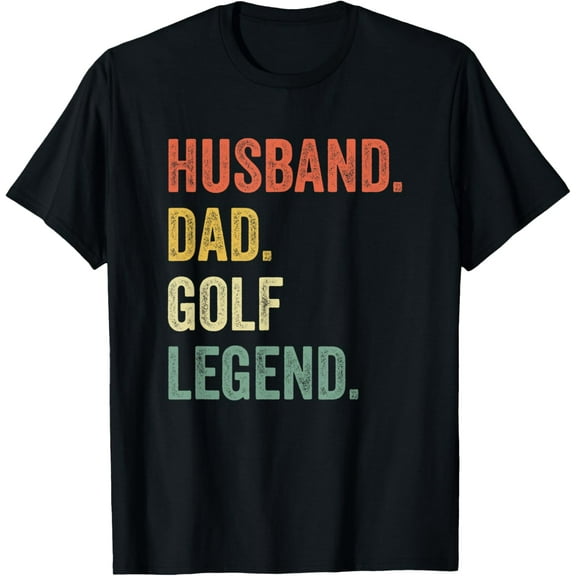 Mens Funny Dad Golf Shirt Gifts Stuff Husband Vintage Golfing T-Shirt