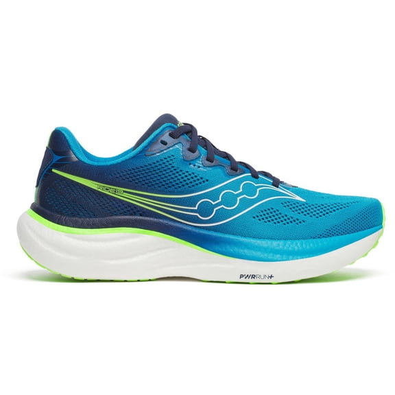 Saucony Ride 19, Cobalt/Slime, 9.5