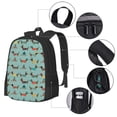 thumbnail image 2 of Disketp Dachshund Dog Puppy Mochila Minimalista de Gran Capacidad, Mochila de Viaje para Escuela, Trabajo o Uso Diario, 2 of 6