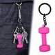 thumbnail image 4 of Mini llavero con mancuernas | Llavero de silicona para fitness para entusiastas del gimnasio | Regalo de levantamiento de pesas para hombres y mujeres | Accesorio para mochilas y bolsos, 4 of 5
