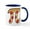 White/Navy Inside, variant on CafePress - Pizza Pi - 11 oz Ceramic Mug - Novelty Coffee Tea Cup