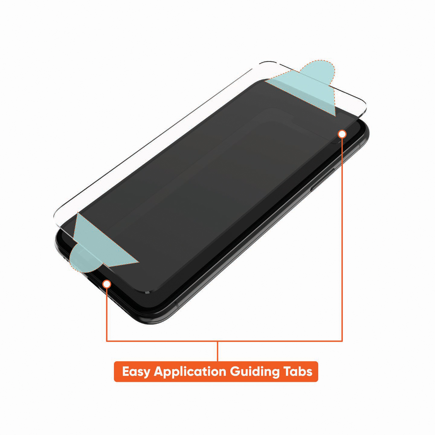 onn. Glass Screen Protector for iPhone X / iPhone Xs / iPhone 11 Pro