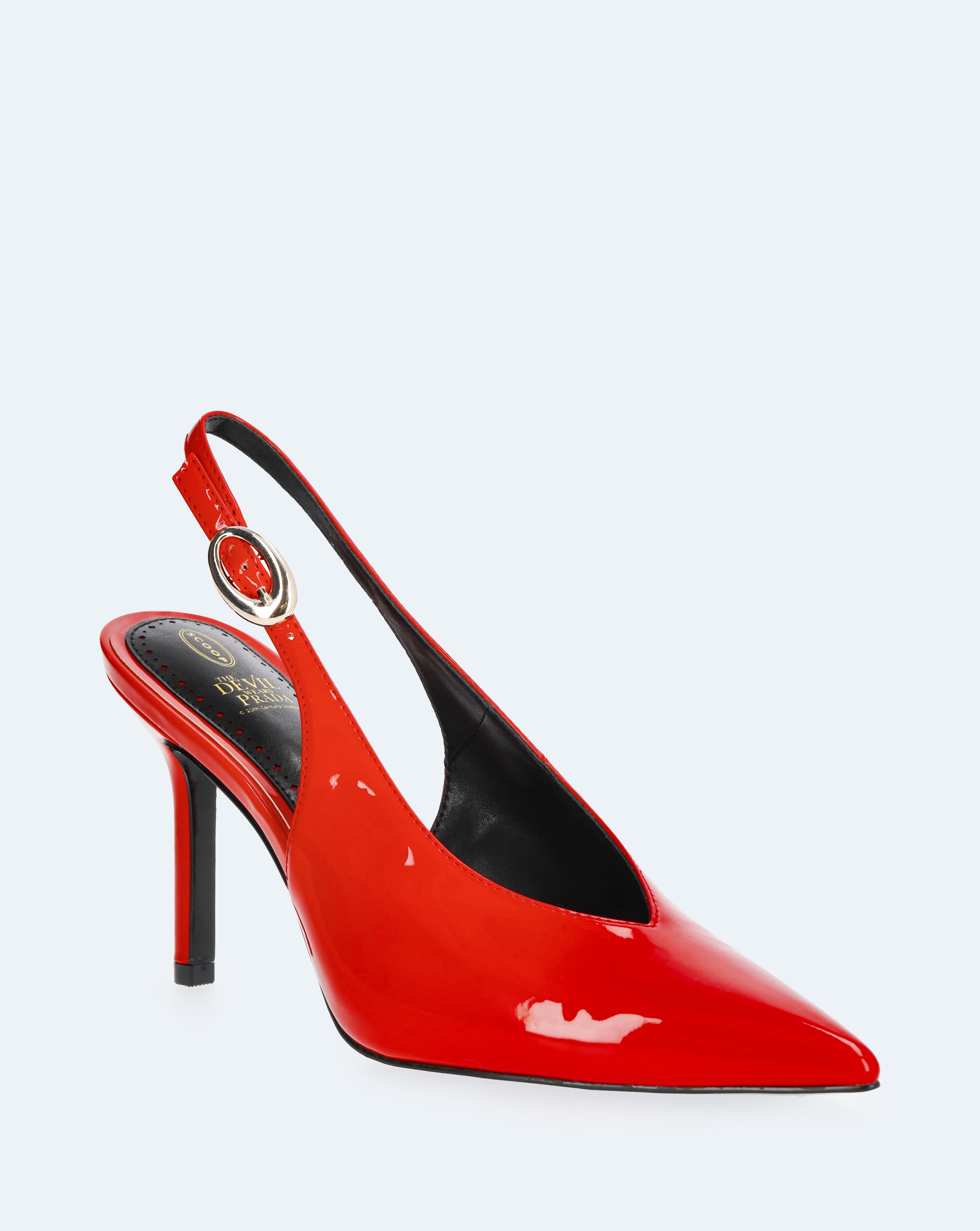 Devil Wears Prada Scoop Collection Women's Pointed Toe Slingback Heels