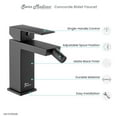 thumbnail image 6 of Concorde Bidet Faucet in Matte Black, 6 of 11