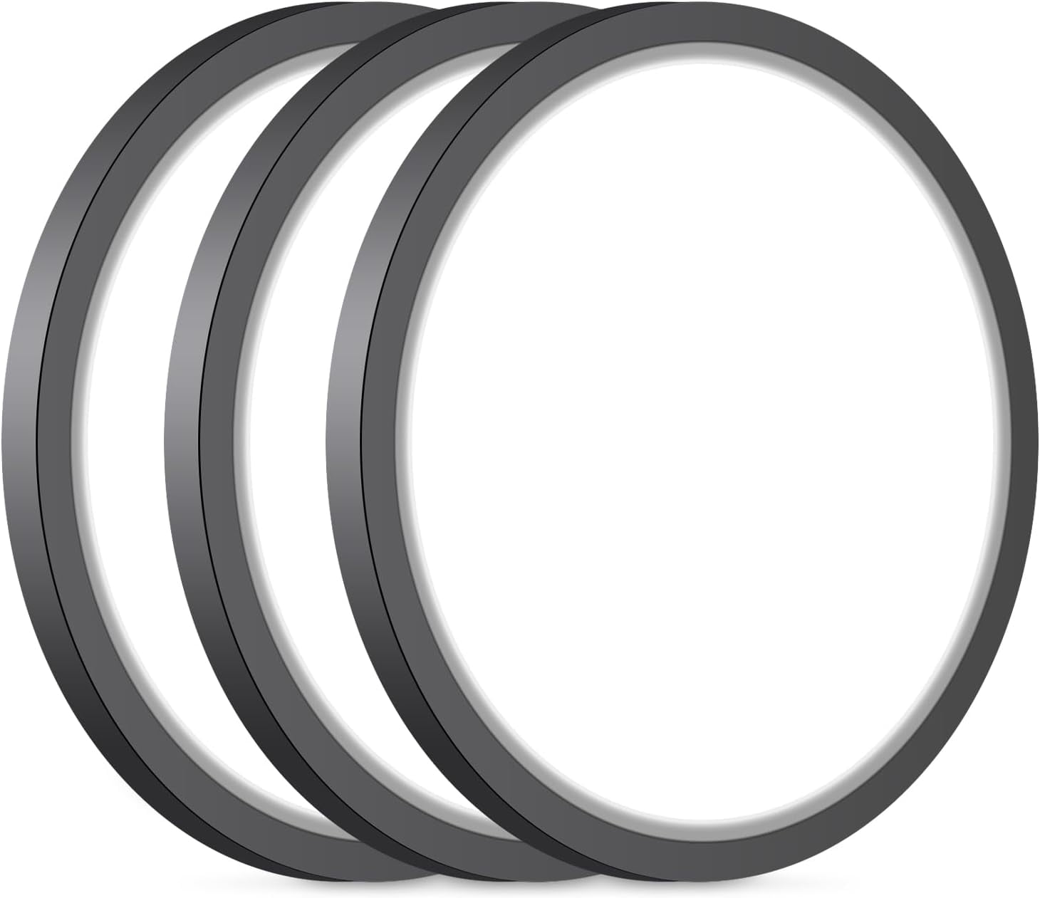 Ceiling Light, 3 Pc Led Flush Mount Ceiling Light Fixture, 9 Inch Light Fixture, 3-Color Round*, Kitchen Lighting Fixtures Ceiling, 9" Black 3Cct