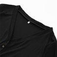 thumbnail image 4 of ITFABS Femmes Tricots Cardigan Boutonné V-Cou Pull à Manches Longues Chemisier, 4 of 6