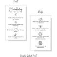 thumbnail image 3 of Microblading Aftercare Instruction Cards  50 Pack  2 x 3.5 inch Business Card  Microblading Supplies Minimalist Neutral Plain Simple  Black and White Design, 3 of 9