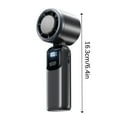 thumbnail image 3 of Portable Handheld Fan With Ice Pad Rechargeable Mini Fan For Indoor Outdoor Use Personal Fan Mini Fan with Clip for Hat Bed Fan for Sleeping Adjustable Window Fans with Exhaust And Intake Portable, 3 of 3