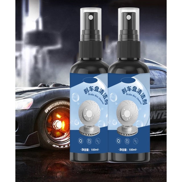 HaoXun 100ml Brake Disc Cleaner - Fast-Drying Blend to Reduce Brake Squeal, Remove Rust and Dust with Protective Shield for Car, EV, Motorcycle Brake Caliper and Disc Maintenance