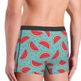 thumbnail image 3 of Goofa Watermelon Printed Men's Boxer Briefs Underwear, Moisture-Wicking Underwear, Trunk,Soft and Breathable Cotton Underwear-X-Large, 3 of 9