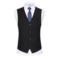 thumbnail image 4 of Mens Suit Wedding Party Dinner 3-pieces Suit Blazer Vest Pants, 4 of 5