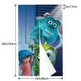 thumbnail image 2 of Blackout Curtains for Doorways Bedroom Kitchen Monsters Inc Door Curtain Indoor Partition Shading Window Decor, 2 of 7