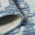 thumbnail image 6 of NICOLE MILLER NEW YORK Mod Weave Abstract Knotted Texture Handcrafted Area Rug, 100% Wool Rug, Navy Blue, 6'x9', 6 of 9