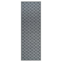 Furnishmyplace Abstract Indoor/Outdoor Commercial  Color Rug - Black, Area Rugs 4' x 48'