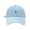Light Blue, variant on Travel Cotton Baseball Cap Packable Dad Hat with Curved Brim Embroidered Eyelets for Camping Fishing Trips