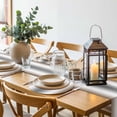thumbnail image 6 of Brown Grey Round 13 Inch Placemats Set of 2, Gray Farmhouse Modern Rustic HeatResistant Non Slip Place Mats for Dining Table, Wipeable Braided Kitchen Table Mats for Housewarming, 6 of 9
