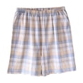 thumbnail image 2 of Hrsba Men's Solid Color Sleep Shorts,Airy Pajama Bottoms for Men with, 2 of 4