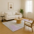 thumbnail image 7 of Addison Rugs Mayfield Premium Machine Washable Transitional Modern Lavender Rectangle Rug, 9' x 12', 7 of 7