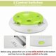 thumbnail image 5 of Juguete interactivo automático para gatos, blanco y verde, con plumas eléctricas, inteligente, divertido, rotación aleatoria, regalo para gatitos y gatos, juguetes educativos de entrenamiento., 5 of 5