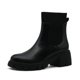 thumbnail image 1 of Botas Chelsea para mujer, elásticas, sin cordones, con tacón grueso y suela gruesa, botines de plataforma a la moda, 1 of 2