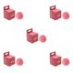 thumbnail image 3 of sweethay Pelota interactiva para mascotas, juego de entrenamiento, juguete chirriante, pelota de burla, juguete para perseguir, suministros para Type7 NO7, 3 of 6
