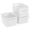 White, variant on PinkSheep 6 Pack Plastic Storage Baskets Small Organizer Basket Bins White