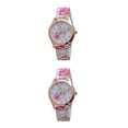thumbnail image 4 of Qarigey Fashion Wrist Watch Wear-resistant Printing Watches Buckle Causal Needle Pointer with Wristwatch Lightweight Clock 2piezas, 4 of 6