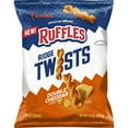 thumbnail image 2 of Ruffles Potato Chips Ridge Twists Double Cheddar Snack Chips, 1.75 oz Bag, 2 of 7