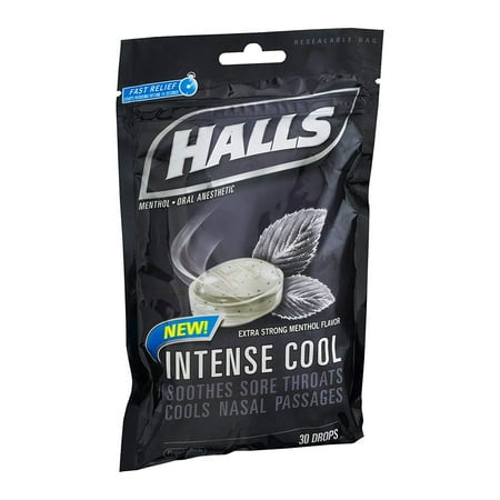 Halls Extra Strong Cough Drops, 30 CT Pack of 12
