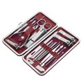 thumbnail image 1 of Kit de herramientas de manicura y pedicura, juego de cortaúñas para manicura y pedicura de 19 piezas, juego de cortaúñas para pedicura, apariencia llamativa, 1 of 8